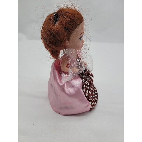 Vintage Cupcake Red Hair Doll Emco  Haschel Toys Pink Dress 6" - Picture 5 of 16